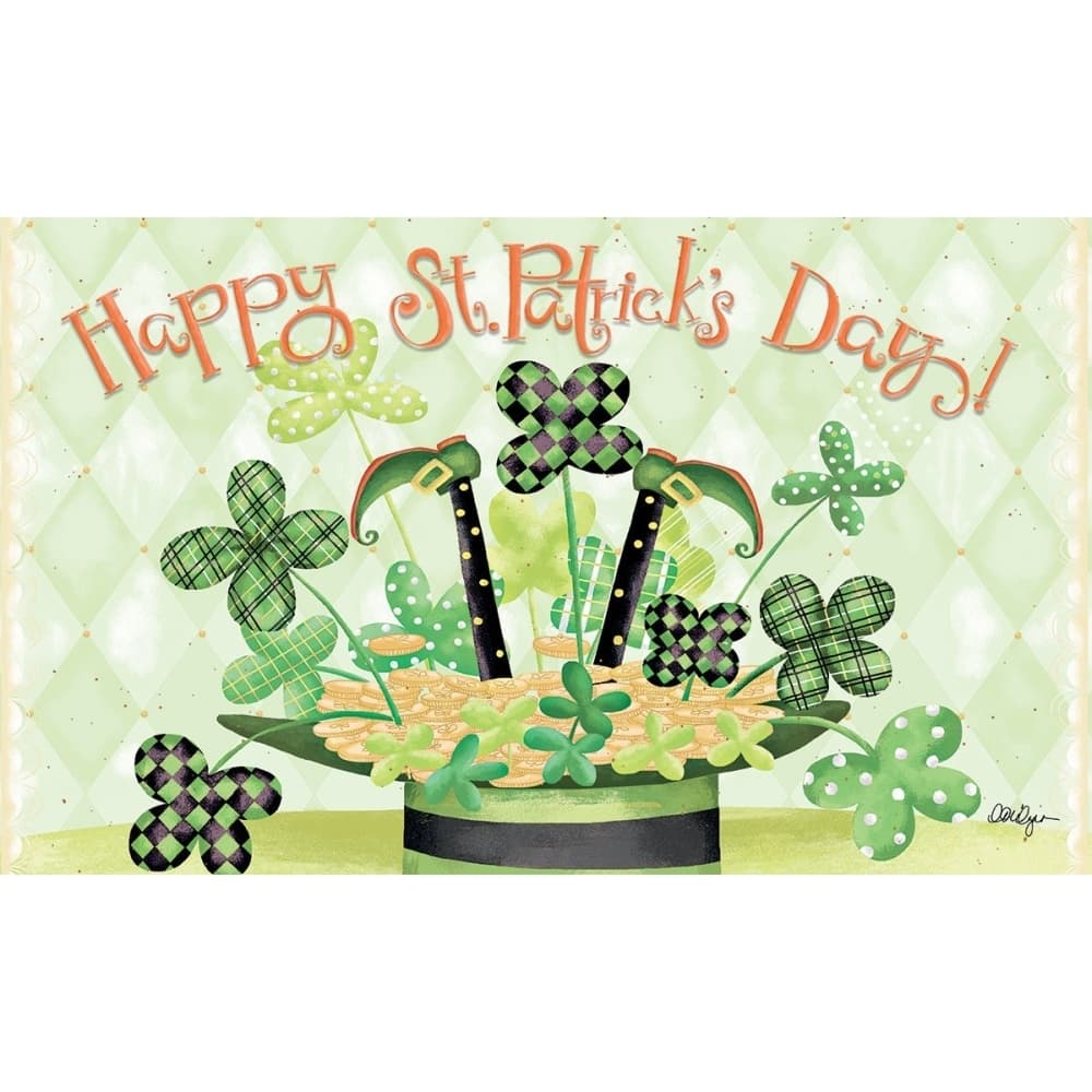 Leprechaun Magic Doormat by LoriLynn Simms Main Image