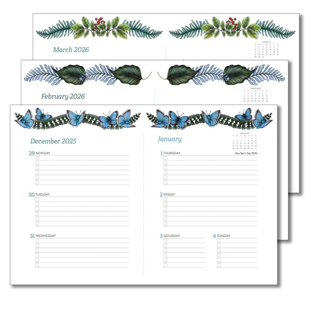 Greenery Softcover High Note 2026 Planner Second Alternate Image