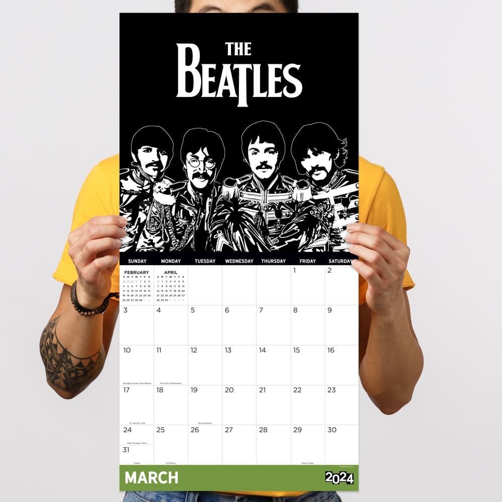 Beatles 2024 Wall Calendar