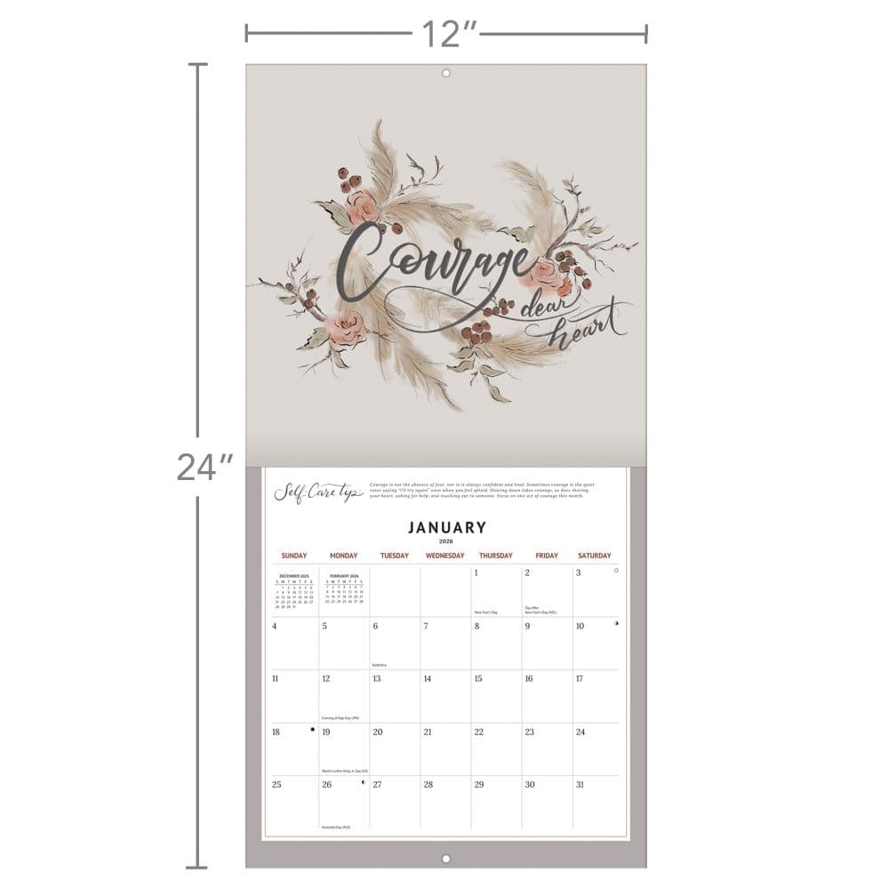 Just Breathe 2026 Wall Calendar_ALT4