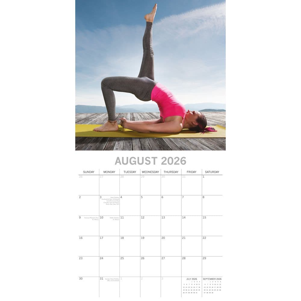 Yoga 2026 Wall Calendar Third Alternate Image