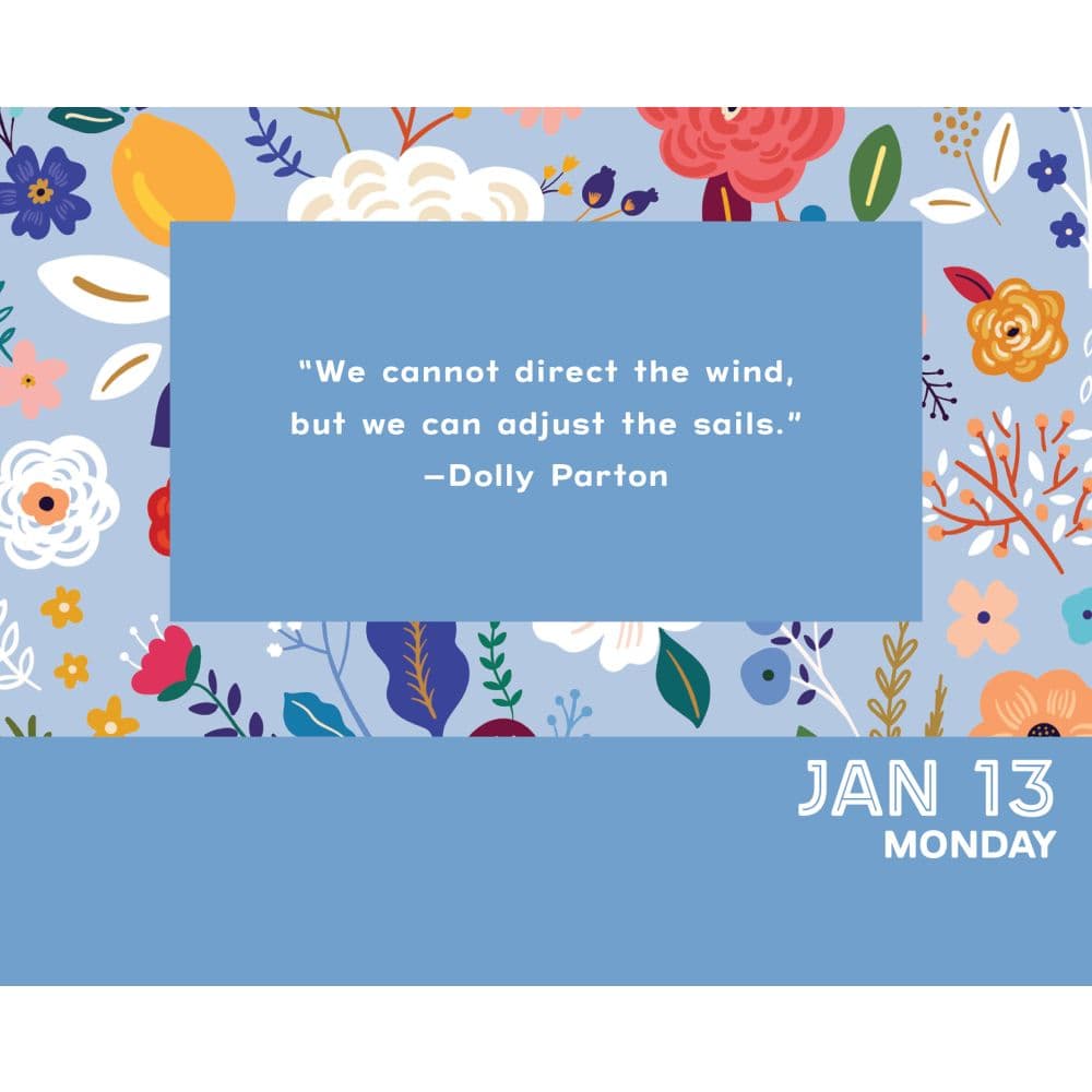 Positivity Desk Calendar 2025