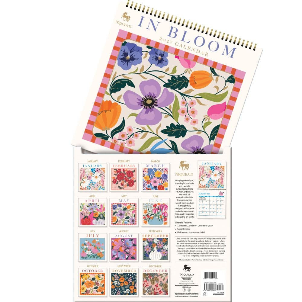 In Bloom 2027 Spiral Wall Calendar Fourth Alternate Image