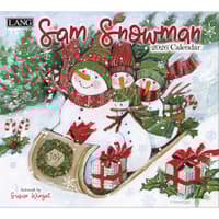image Sam Snowman 2026 Wall Calendar by Susan Winget Main Image