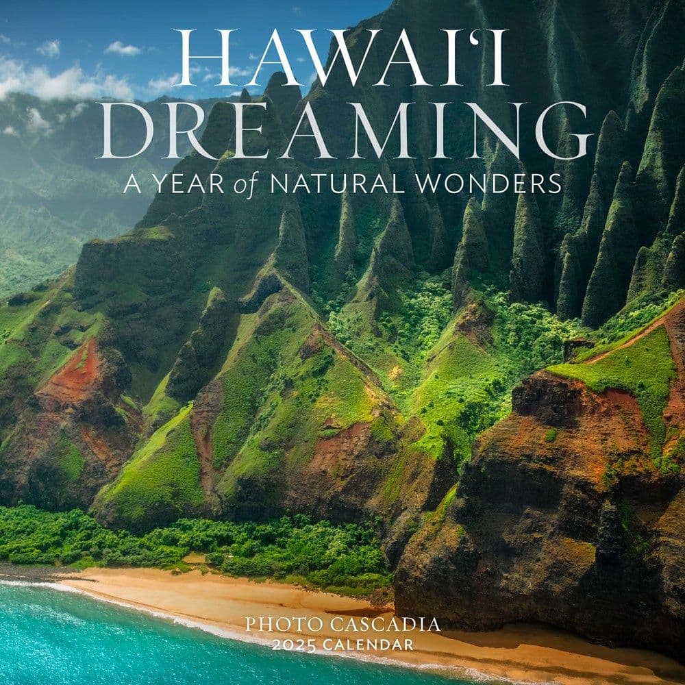 Hawaii Dreaming 2025 Wall Calendar Main Image