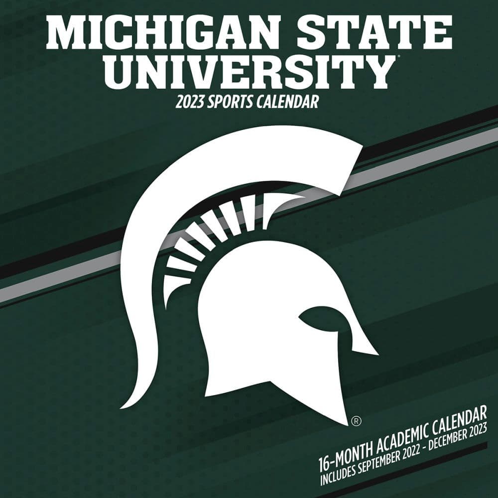 University Of Michigan Academic Calendar 2023 Michigan State Spartans 2023 Wall Calendar - Calendars.com