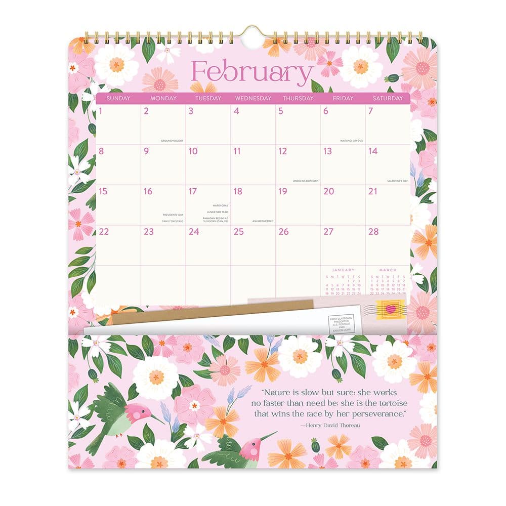 Birds and Blooms 2026 Pockets Plus Calendar Second Alternate Image