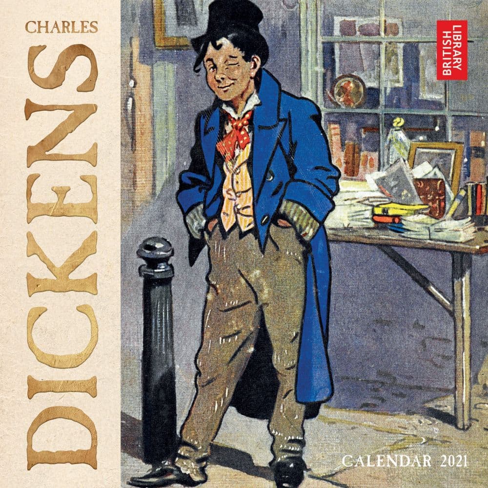Charles Dickens British Library Wall Calendar - Calendars.com