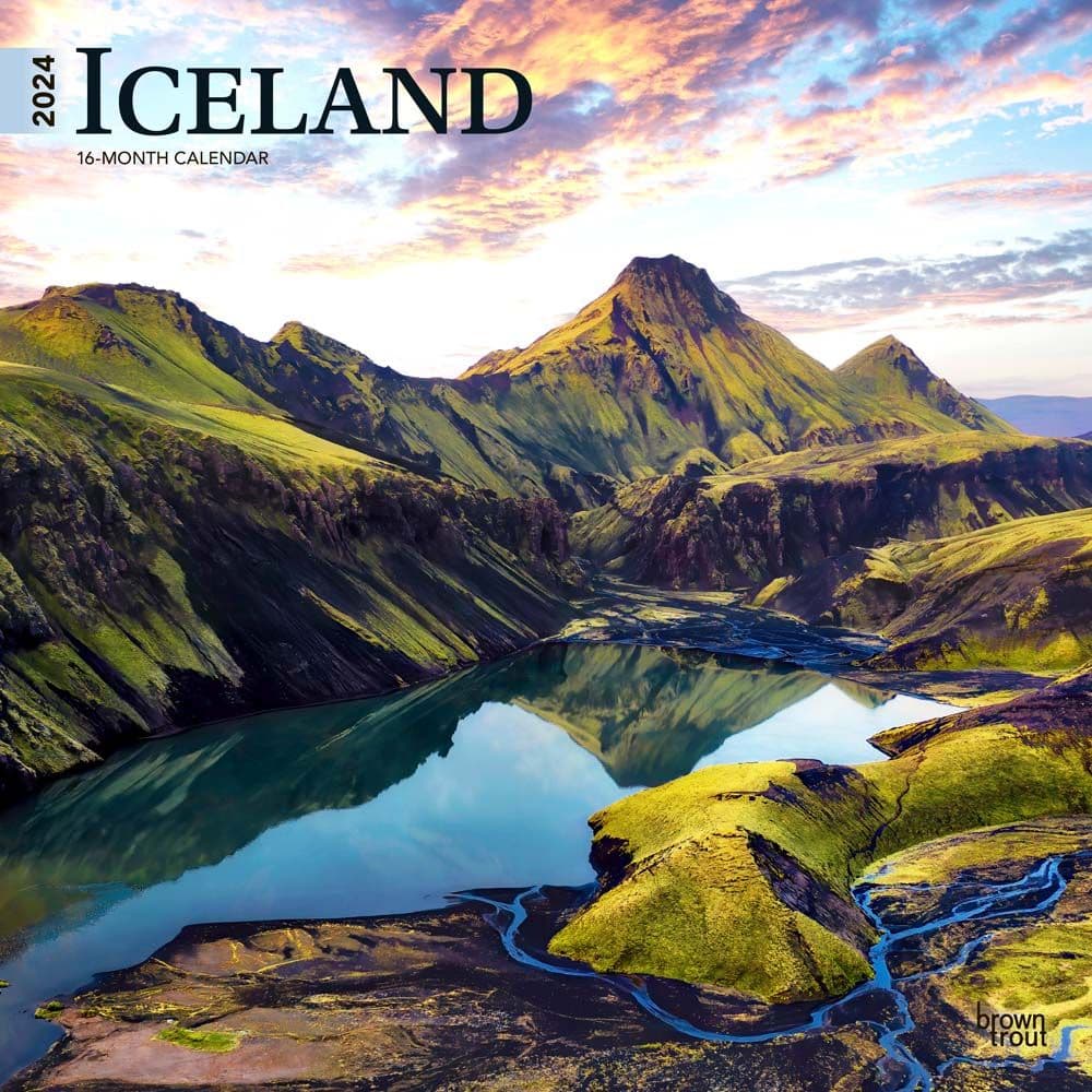 Iceland 2024 Wall Calendar Main Product Image width=&quot;1000&quot; height=&quot;1000&quot;