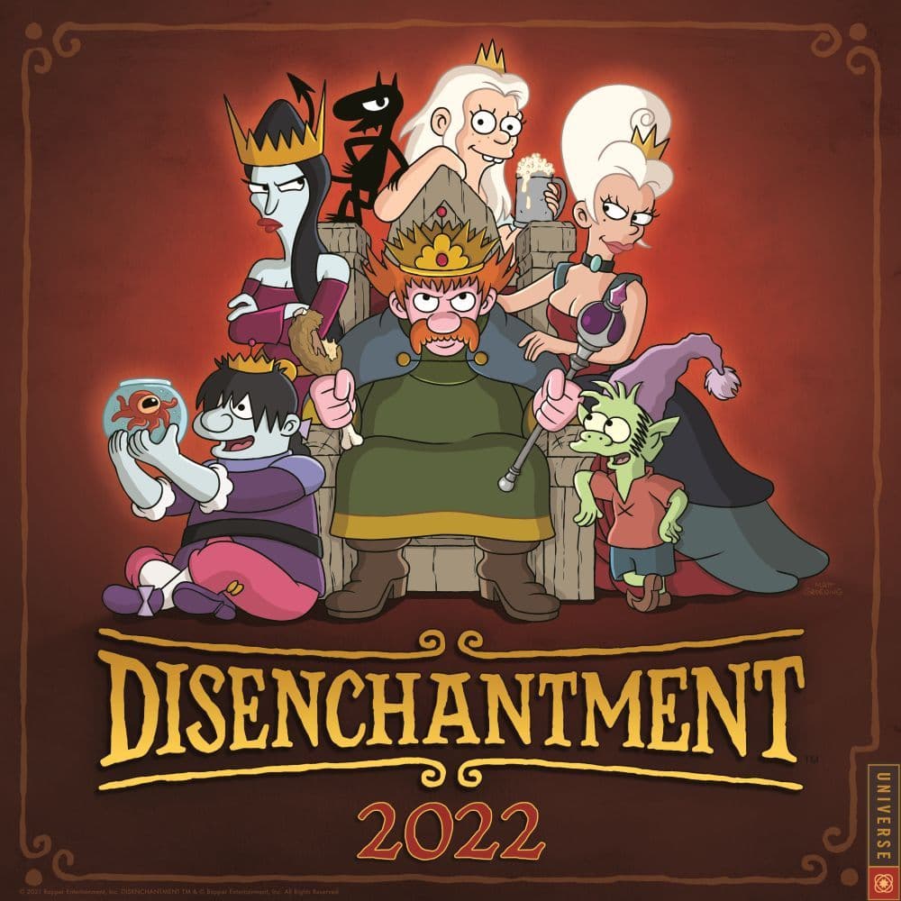 Disenchantment 2022 Wall Calendar