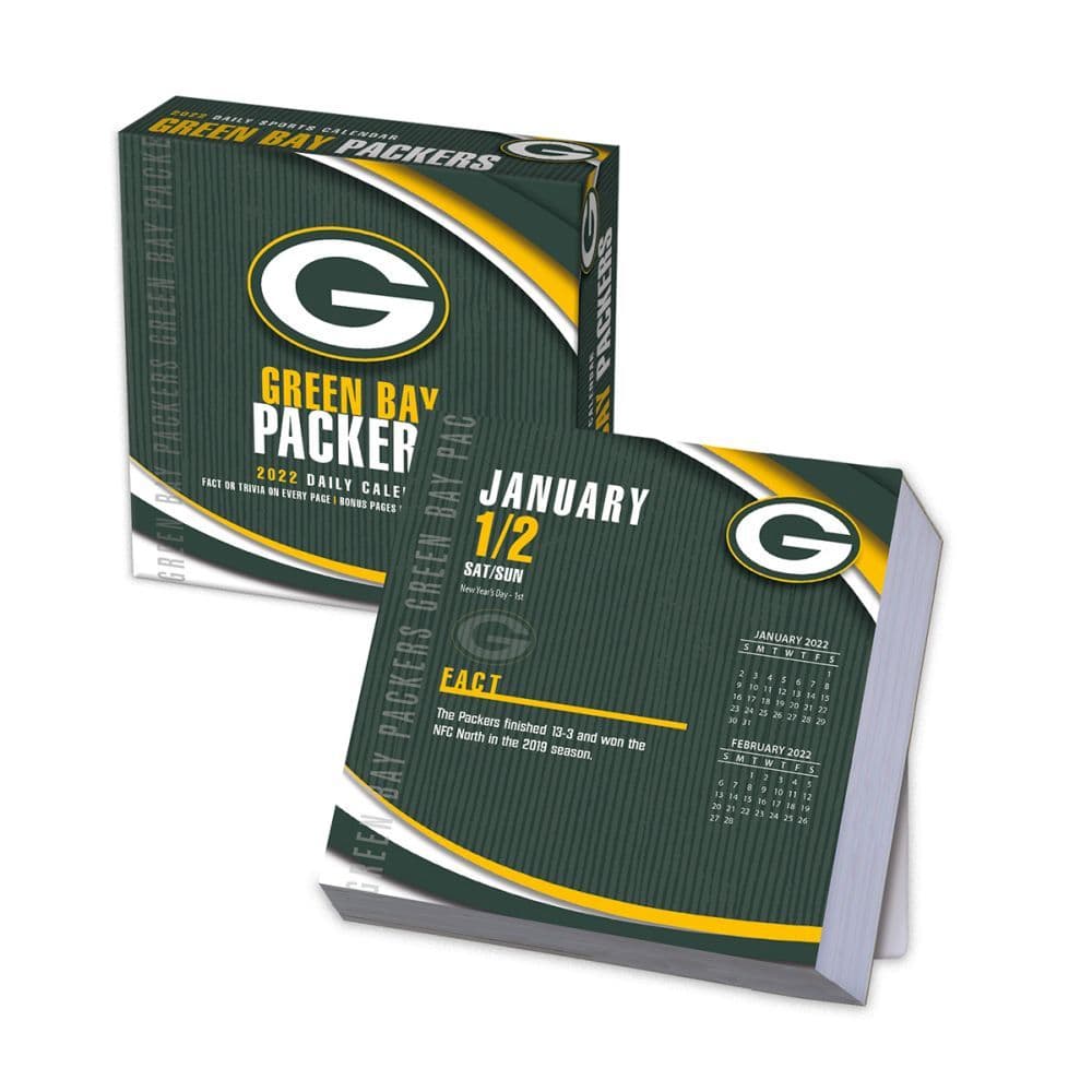 NFL Green Bay Packers 2022 Desk Calendar