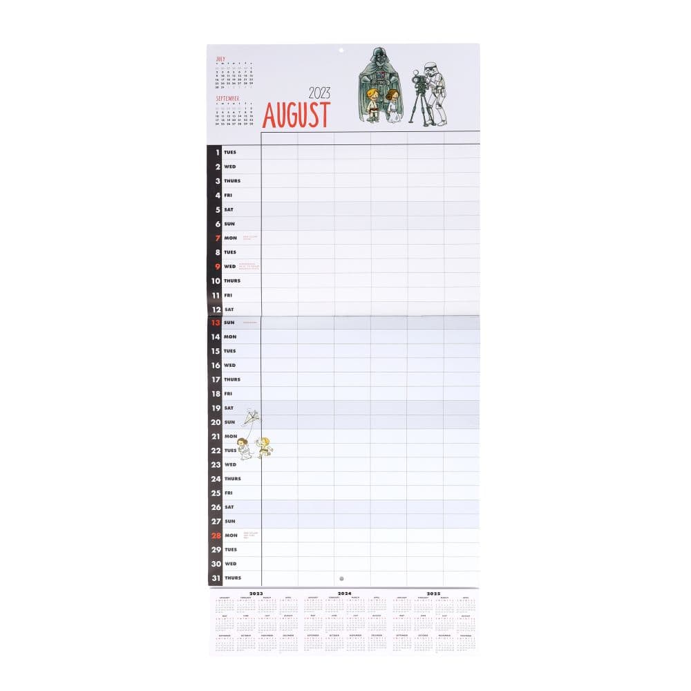 Star Wars Darth Vader & Family 2025 Wall Calendar