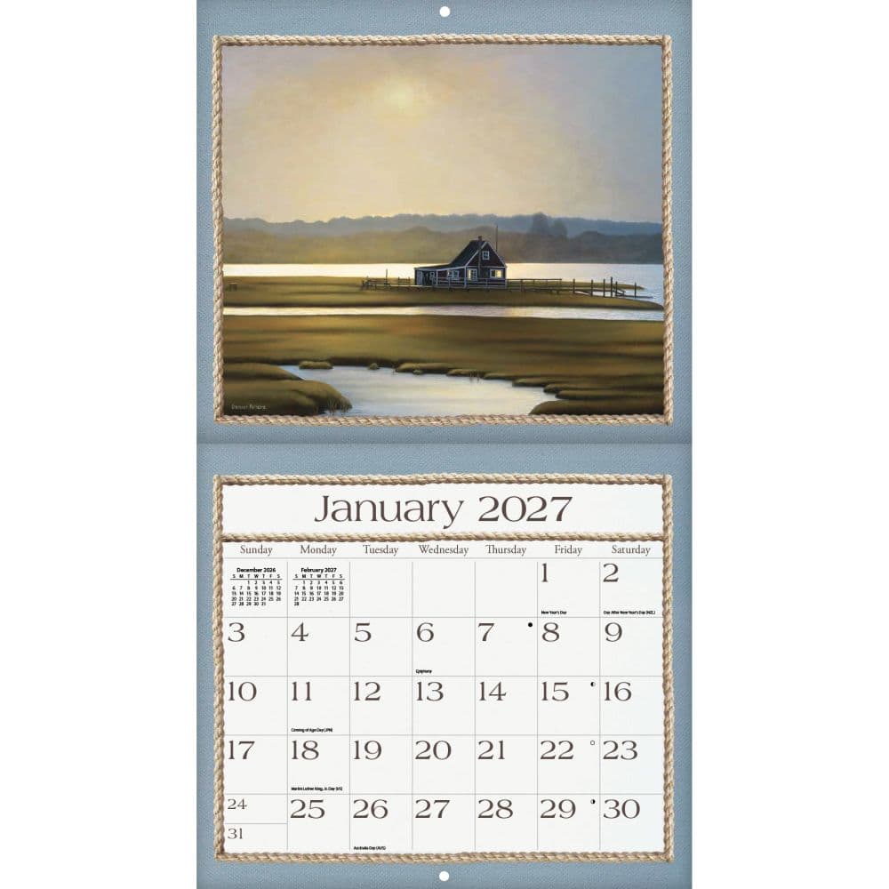 Seaside 2027 Wall Calendar by Daniel Pollera Second Alternate Image