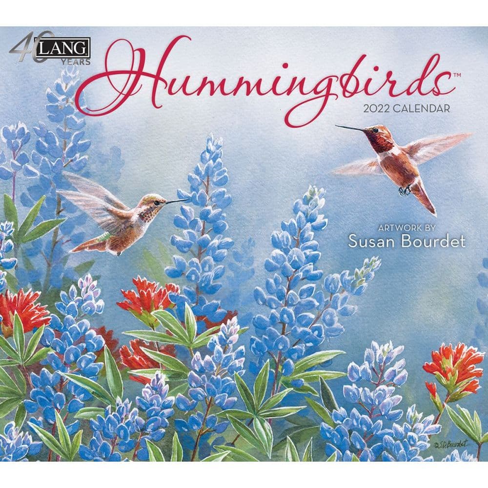 Hummingbirds 2022 Wall Calendar