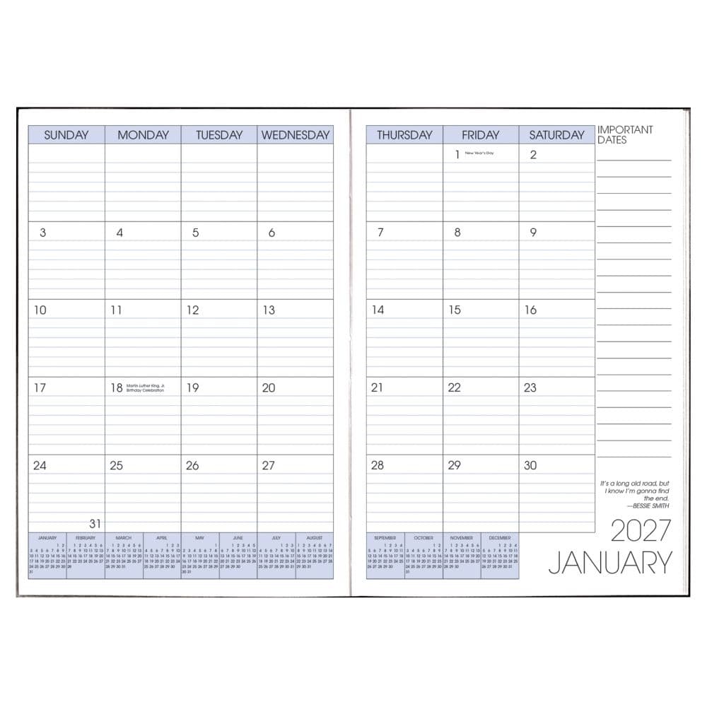 Black Monthly 2027 Planner First Alternate Image