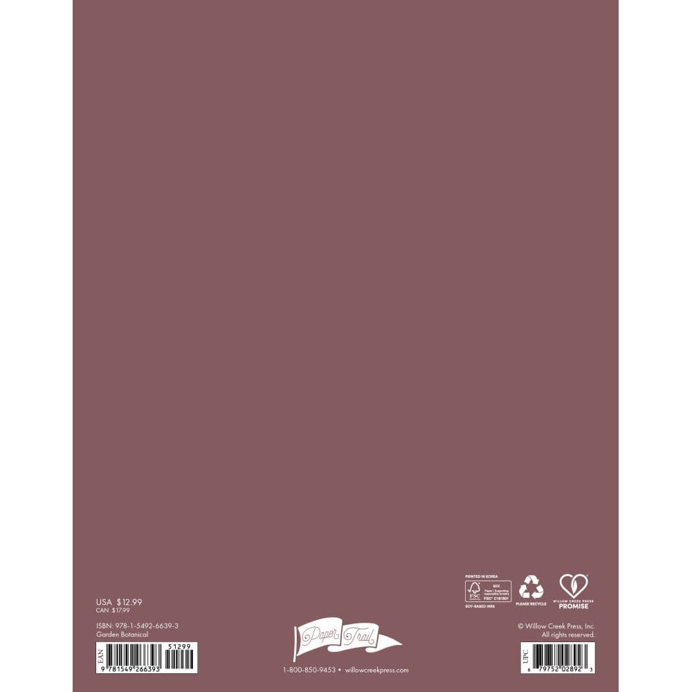 Garden Botanical 2027 Monthly Planner First Alternate Image