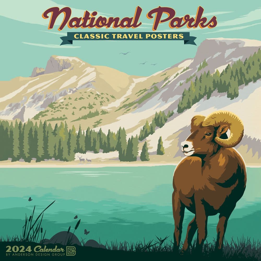 National Parks ADG 2024 Wall Calendar Main Image