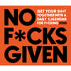 image No Fcks Given 2026 Desk Calendar Fourth Alternate Image