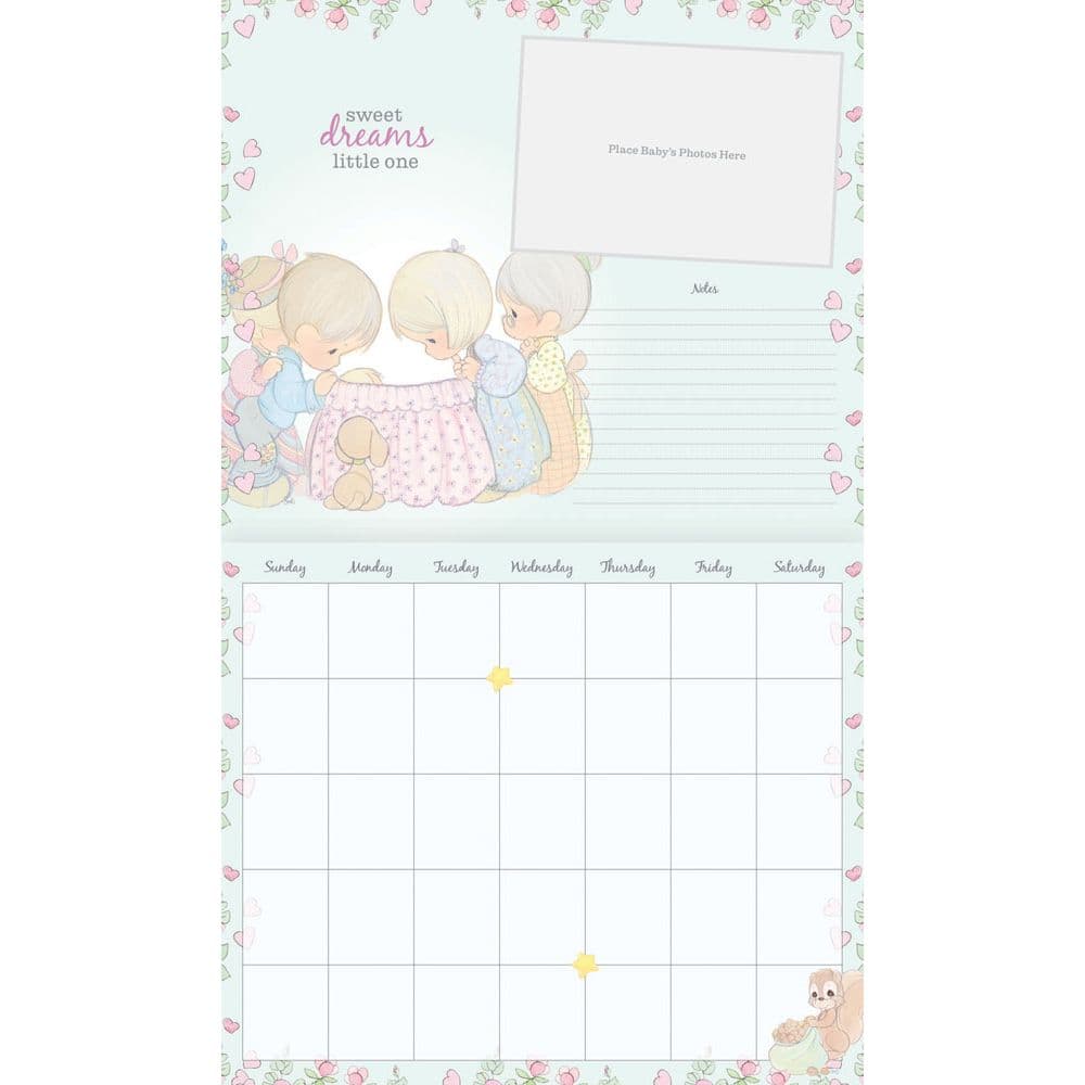 Precious Moments Babys 1st Year 2024 Wall Calendar