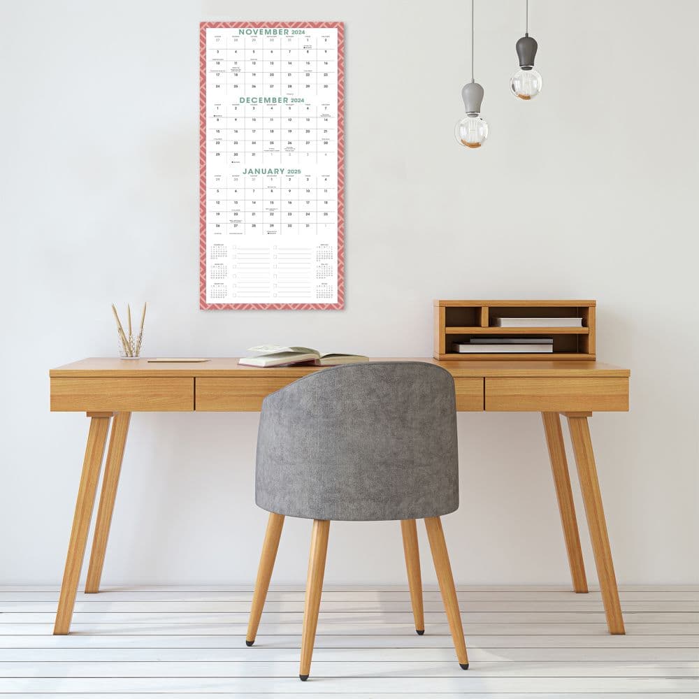 The Triple Grid 17-Month 2024 Wall Calendar Fifth Alternate Image width=&quot;1000&quot; height=&quot;1000&quot;