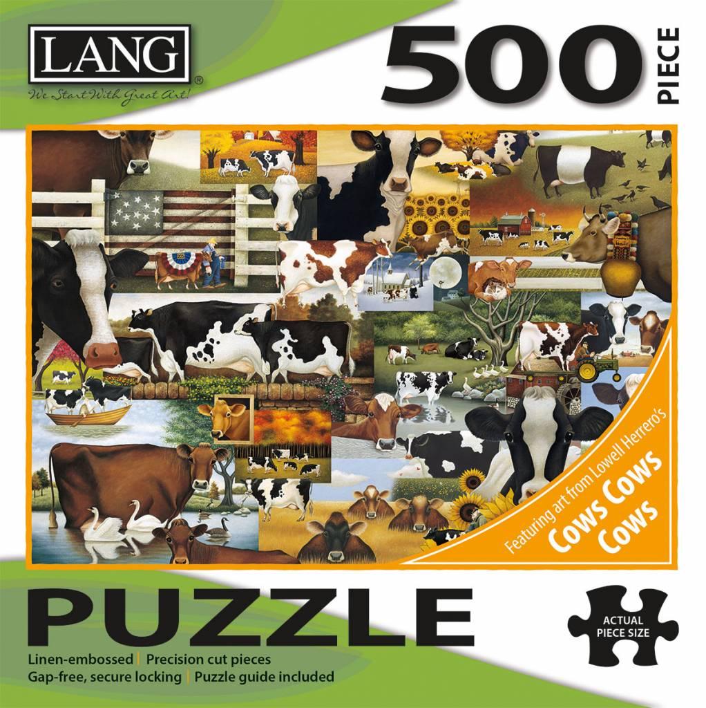 Herrero's Cows 500 Piece Puzzle by Lowell Herrero Alternate Image 1