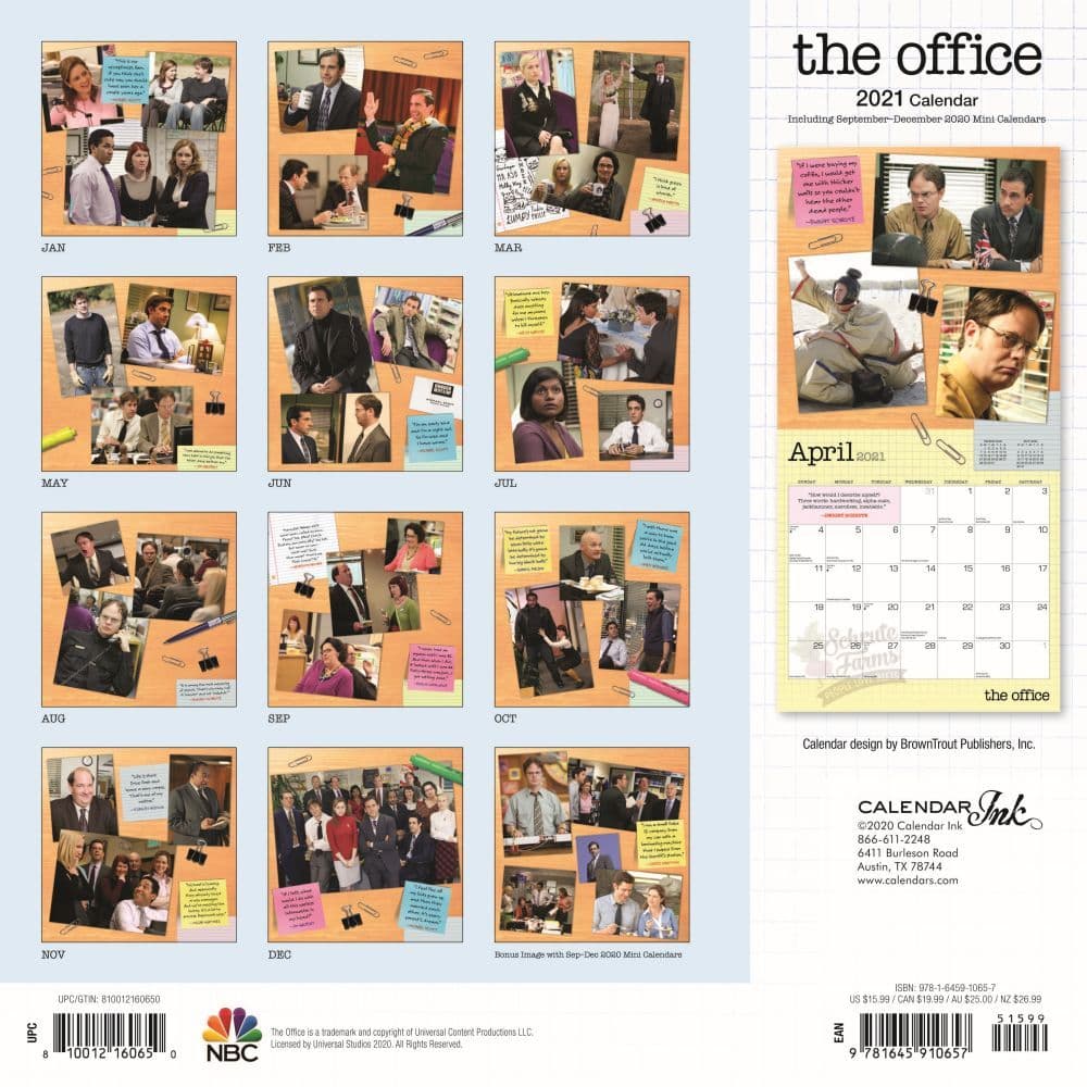 The Office Wall Calendar