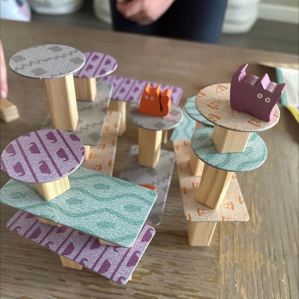 Cats Knocking Things of Ledges Board Game Eighth Alternate Image