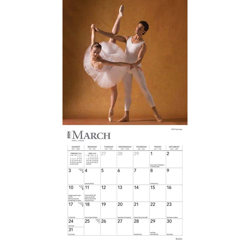 Ballet 2024 Mini Wall Calendar Second Alternate Image width=&quot;1000&quot; height=&quot;1000&quot;