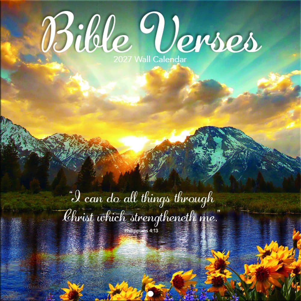 Bible Verses 2027 Mini Wall Calendar - Calendars.com