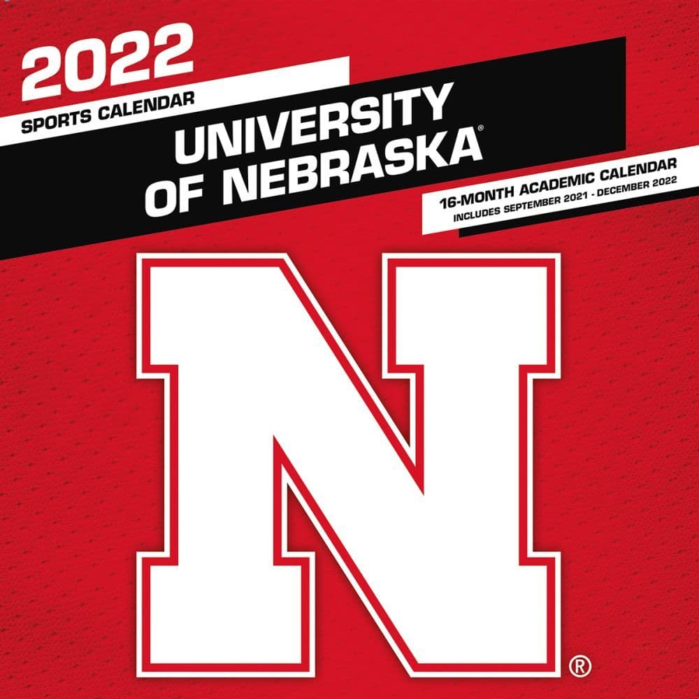 COL Nebraska Cornhuskers 2022 Mini Wall Calendar