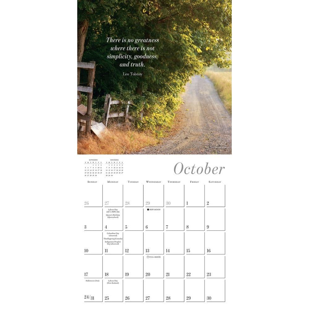 Simplicity Mini Wall Calendar