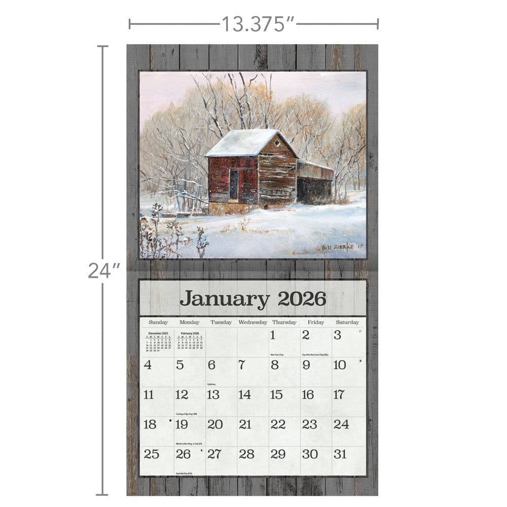 On the Farm 2026 Wall Calendar by Bill Zierke_ALT6