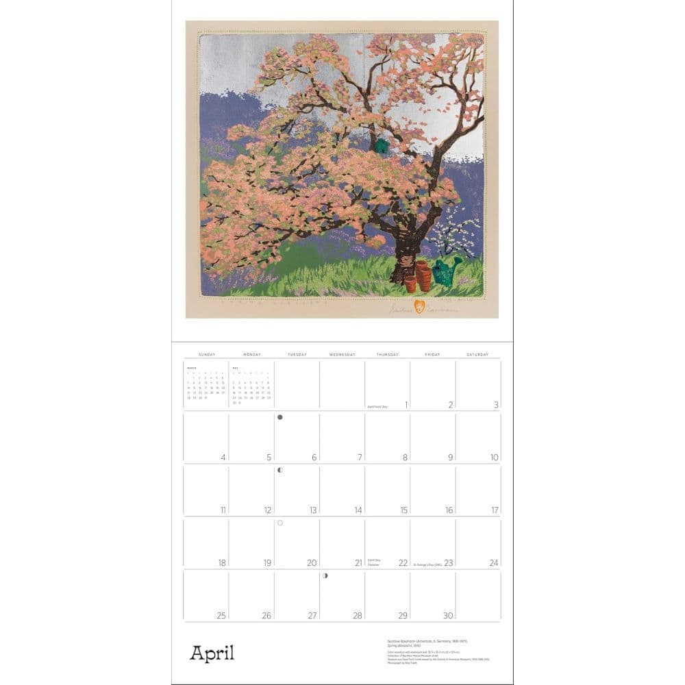 Gustave Baumann 2027 Wall Calendar Fifth Alternate Image