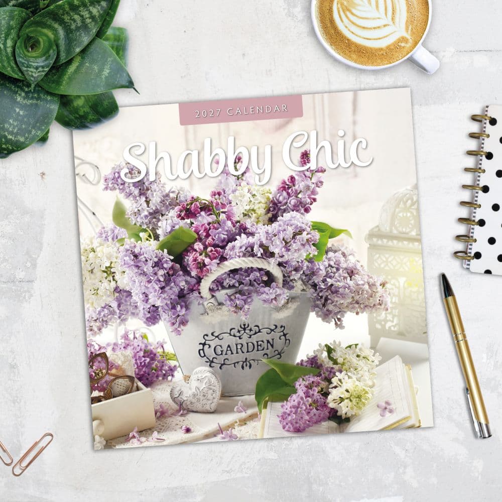 Shabby Chic 2027 Wall Calendar Fourth Alternate Image