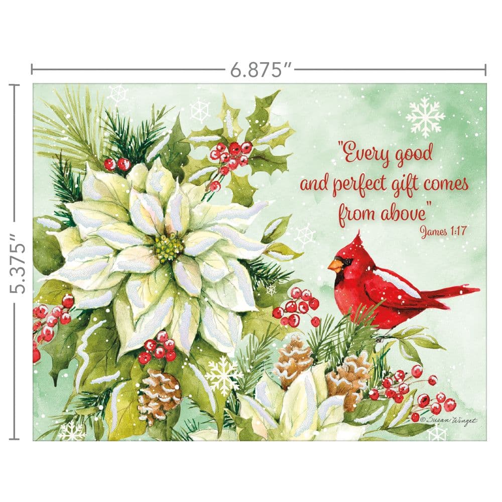 Sing Praise by Susan Winget Boxed Christmas Cards Alt5