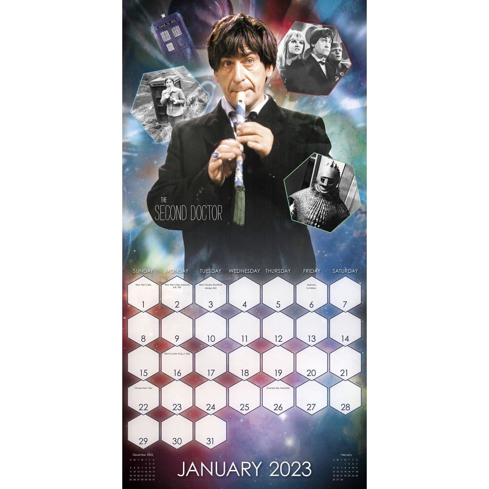 Doctor Who 2023 Wall Calendar - Calendars.com