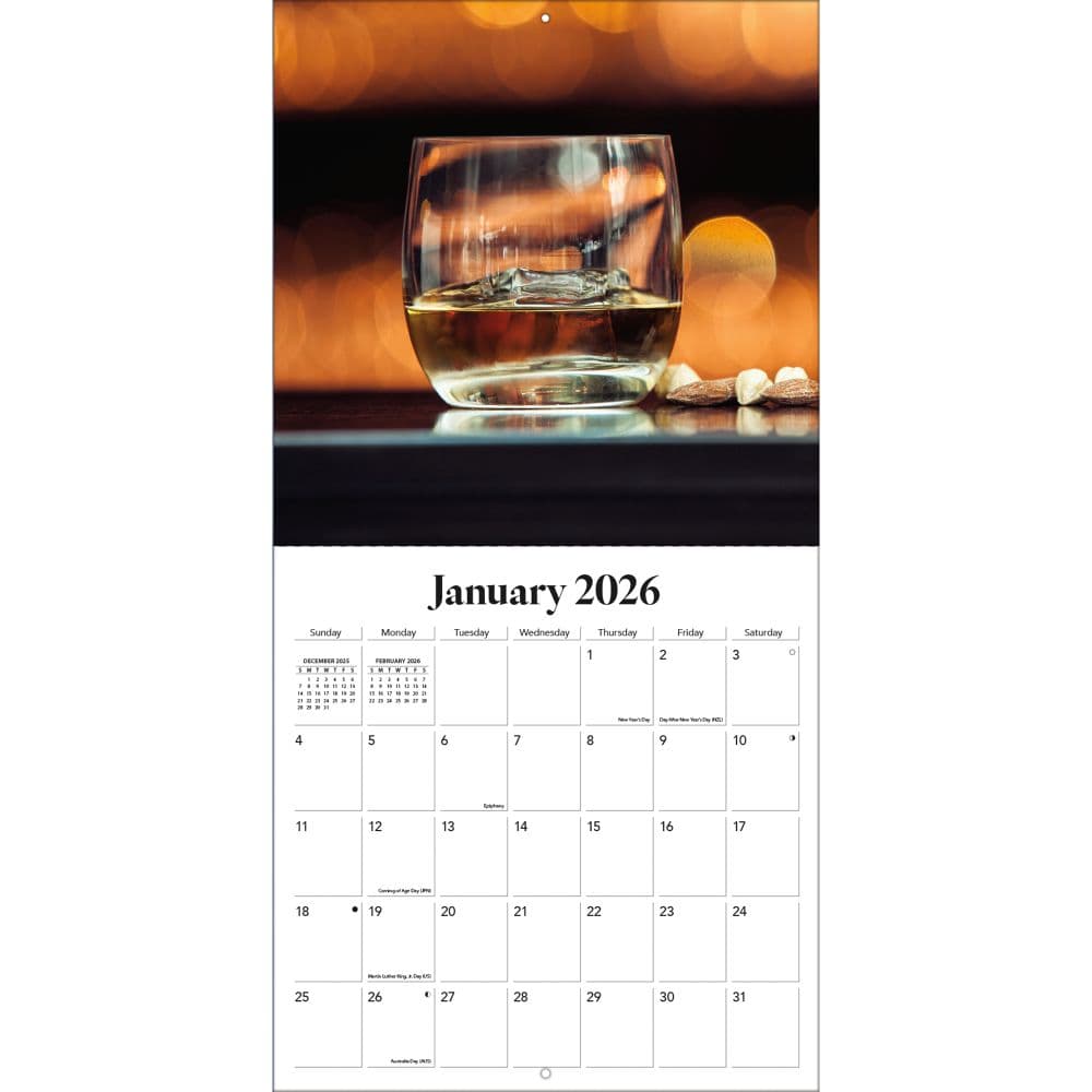 Whiskey Photo 2026 Wall Calendar_ALT3