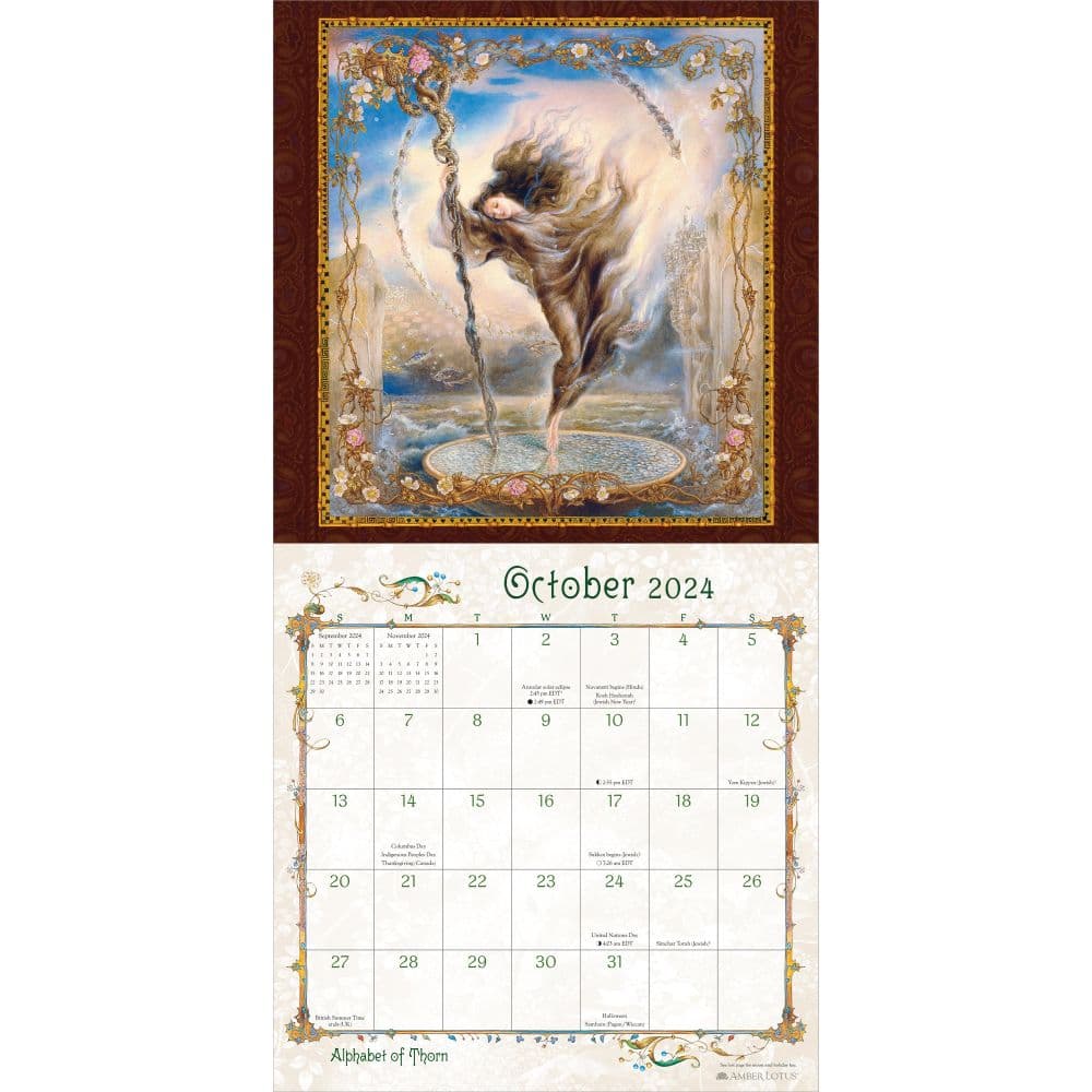 Women of Myth and Magic 2024 Wall Calendar