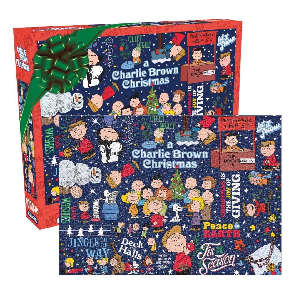Charlie Brown Tis the Season 1000 Piece Puzzle Third Alternate Image