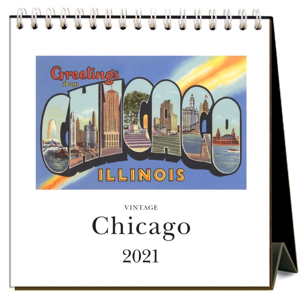 2021 Chicago Nostalgic Easel Calendar