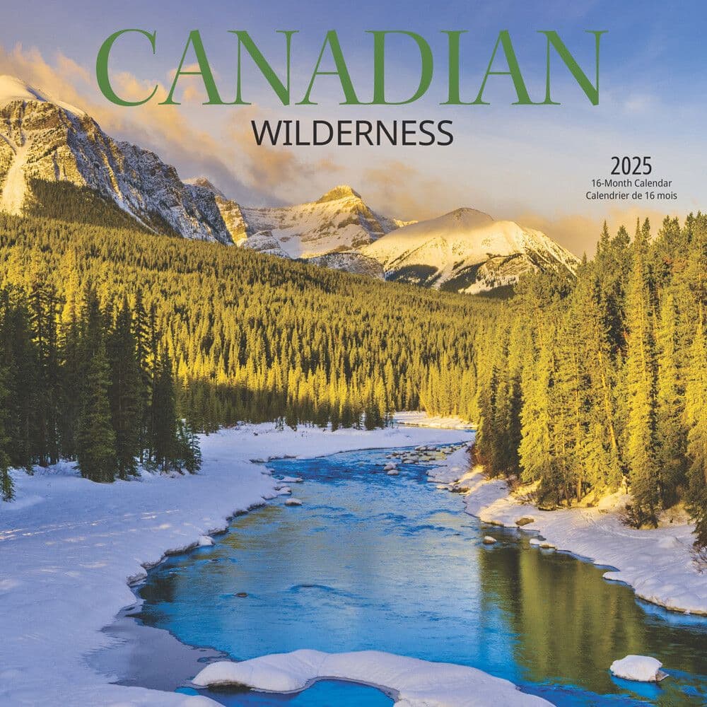Canadian Wilderness 2025 Wall Calendar