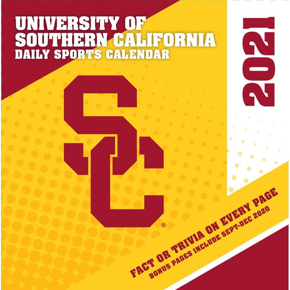 USC Trojans Desk Calendar