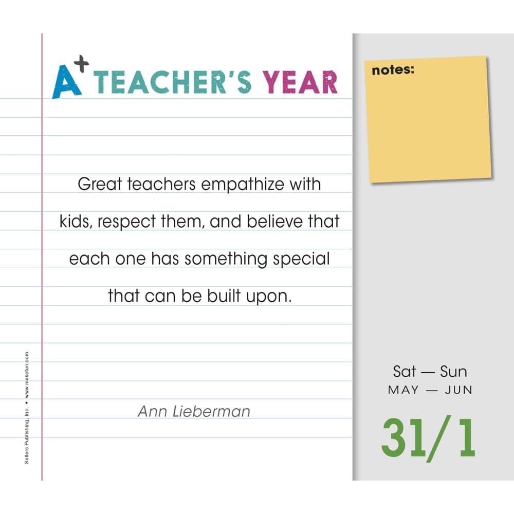 Teachers Year 2025 Desk Calendar Second Alternate Image width=&quot;1000&quot; height=&quot;1000&quot;