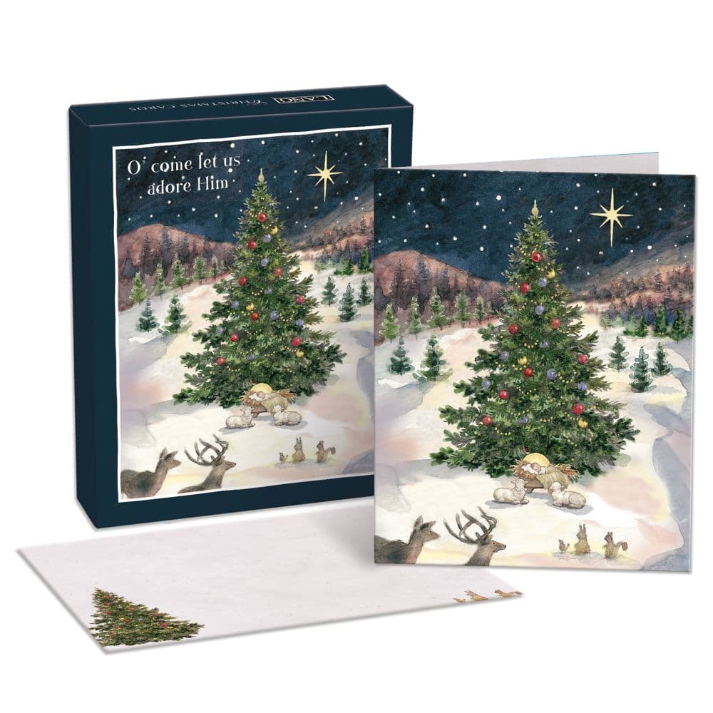 image Let Us Adore Him Boxed Christmas Cards by Betty Whiteaker Main Product Image
