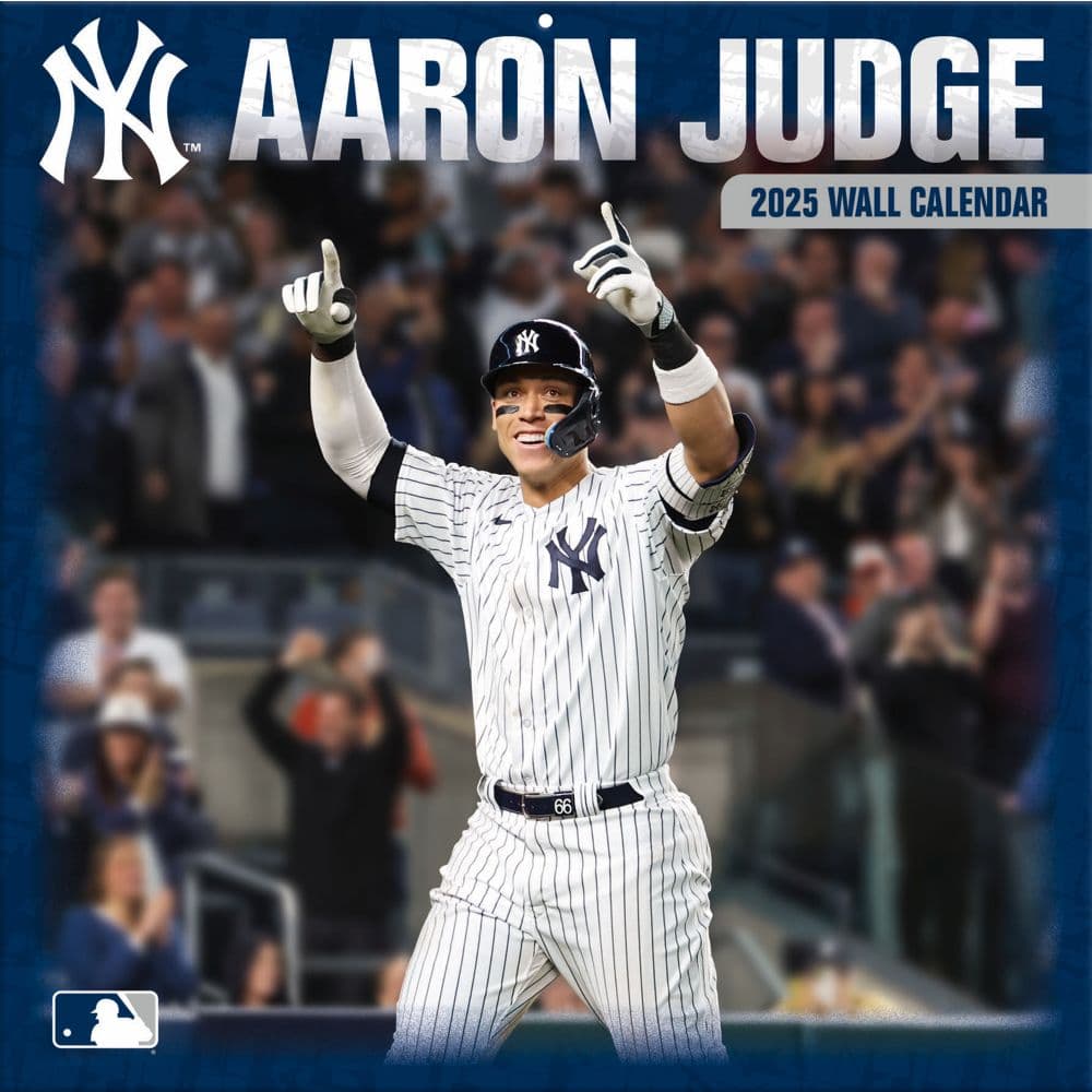 MLB Aaron Judge 2025 Wall Calendar Main Product Image width=&quot;1000&quot; height=&quot;1000&quot;