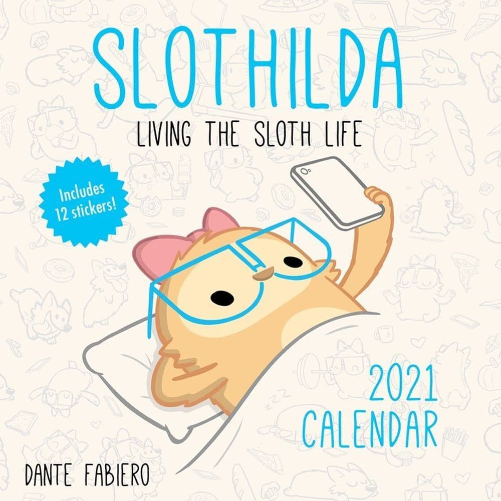 2021 Slothilda Wall Calendar