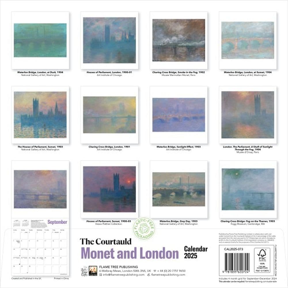 Courtauld Impressionists 2025 Wall Calendar First Alternate Image