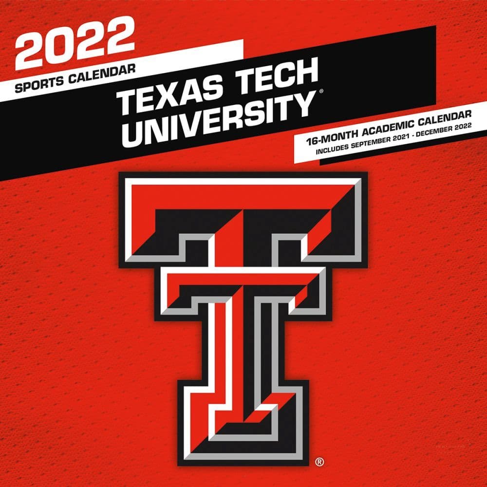 Texas Tech Red Raiders 2022 Wall Calendar