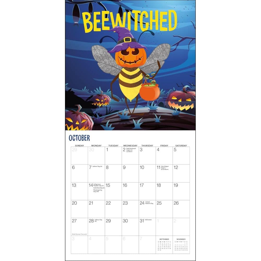 Bee Happy Mini Wall Calendar Fourth Alternate Image width=&quot;1000&quot; height=&quot;1000&quot;