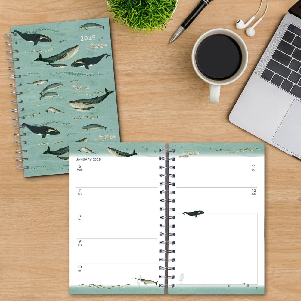 Whimsical Whales 2025 Planner